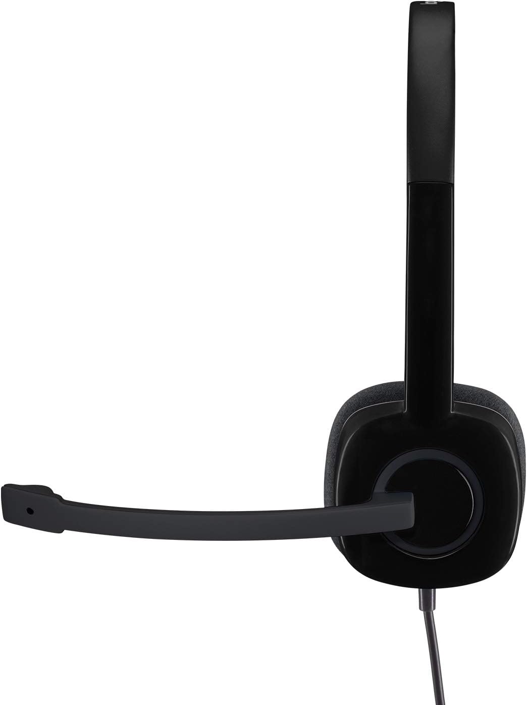 Logitech H151 Wired Headset, Stereo Headphones with Rotating Noise Cancelling Microphone