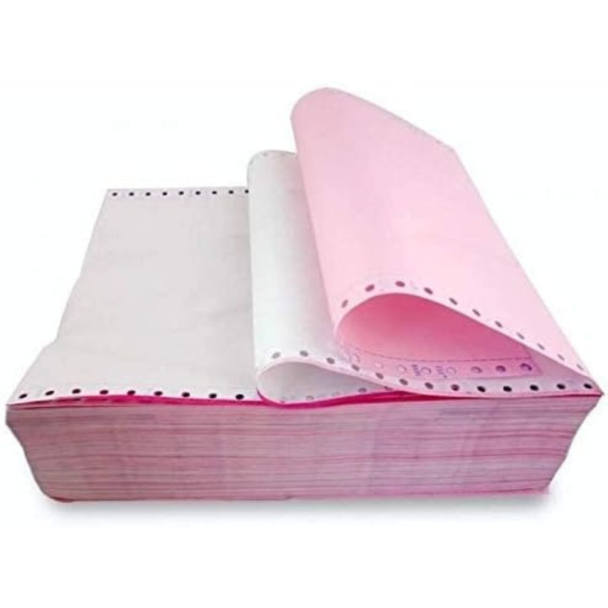 Sinarline Computer Paper, 2-Ply, 1000 Sheets, 110 GSM, A4 Size, White/Pink