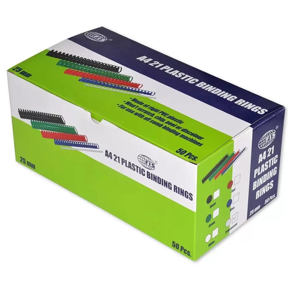 25 mm A4 Plastic Binding Rings For 220 Sheets