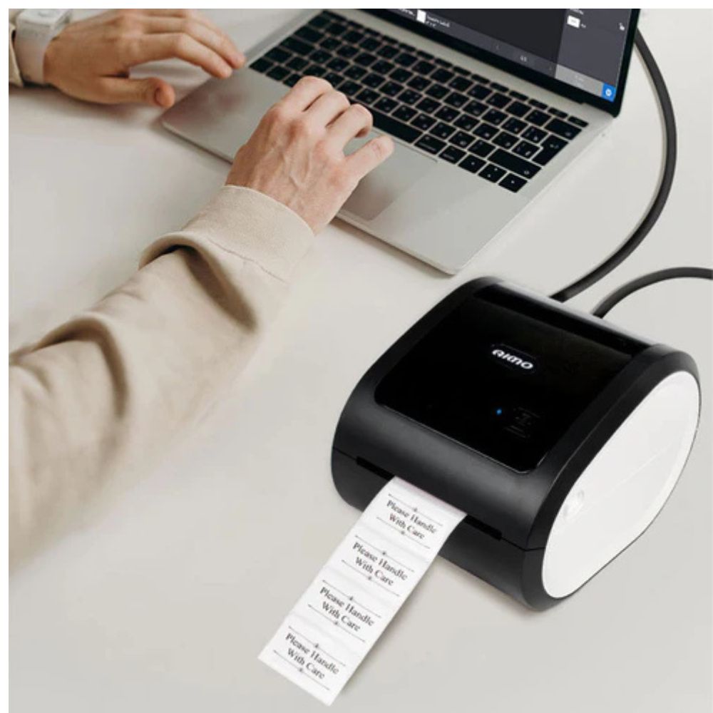 6XL Label Printer with 5 rolls of 99014 Labels - 54mm x 101mm -220 labels per roll