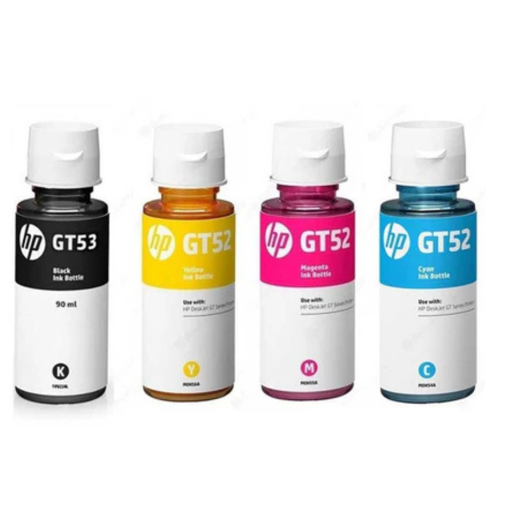 HP GT53 ( replaces GT51 ) and GT52 Refill Ink Bottle for HP Ink Tank Printers