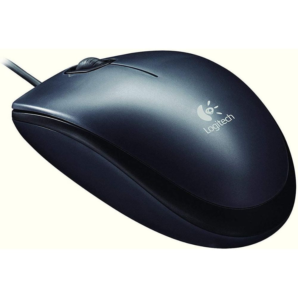 Logitech M90 USB Wired Mouse Black