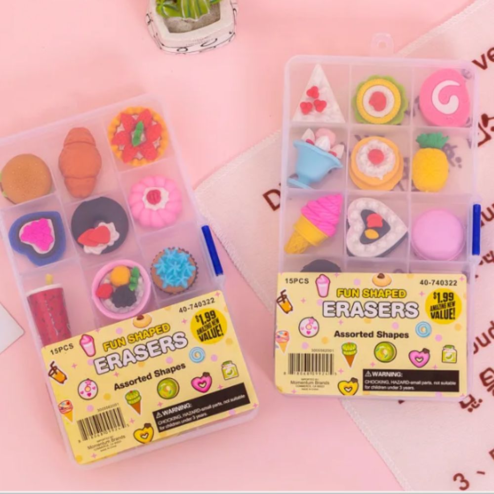 Fancy Erasers Pack