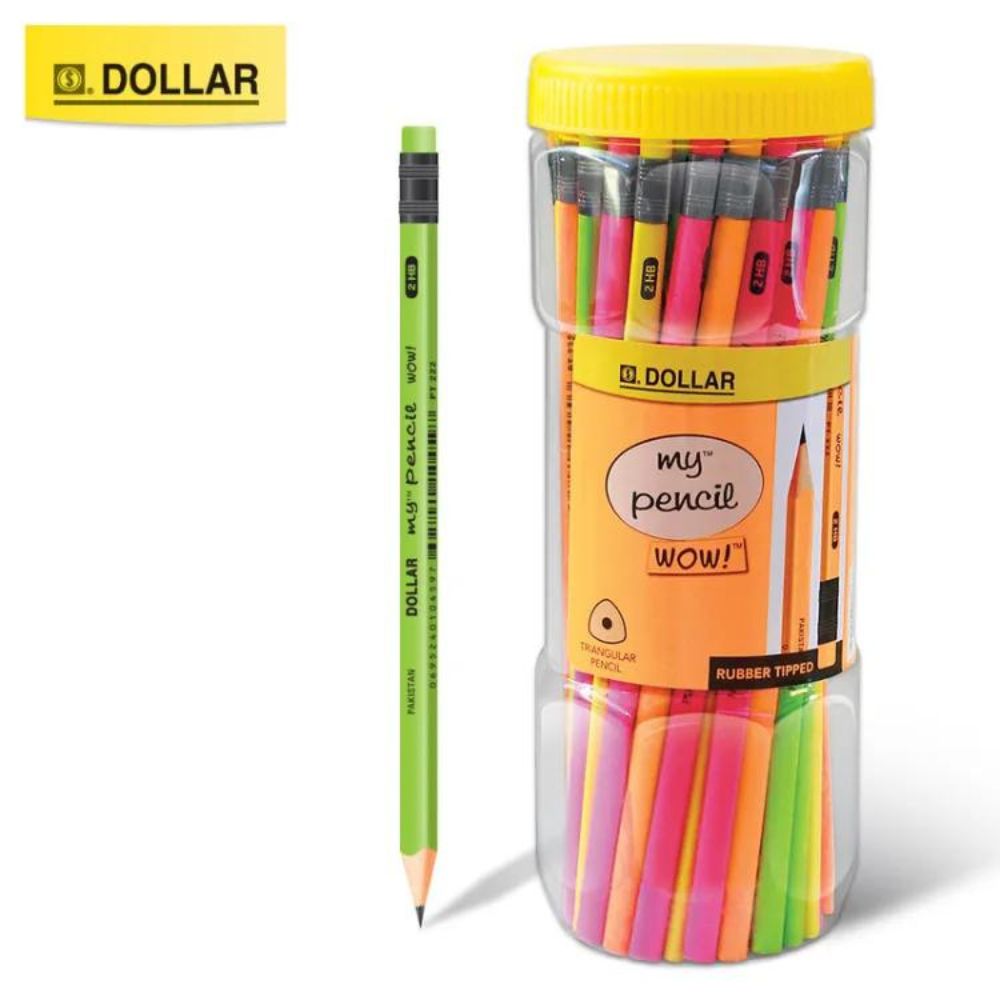 WOW Pencil Jar Dollar (Pack Of 48 Pencils)