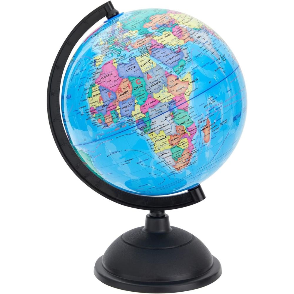 Spinning World Globe 20Cm