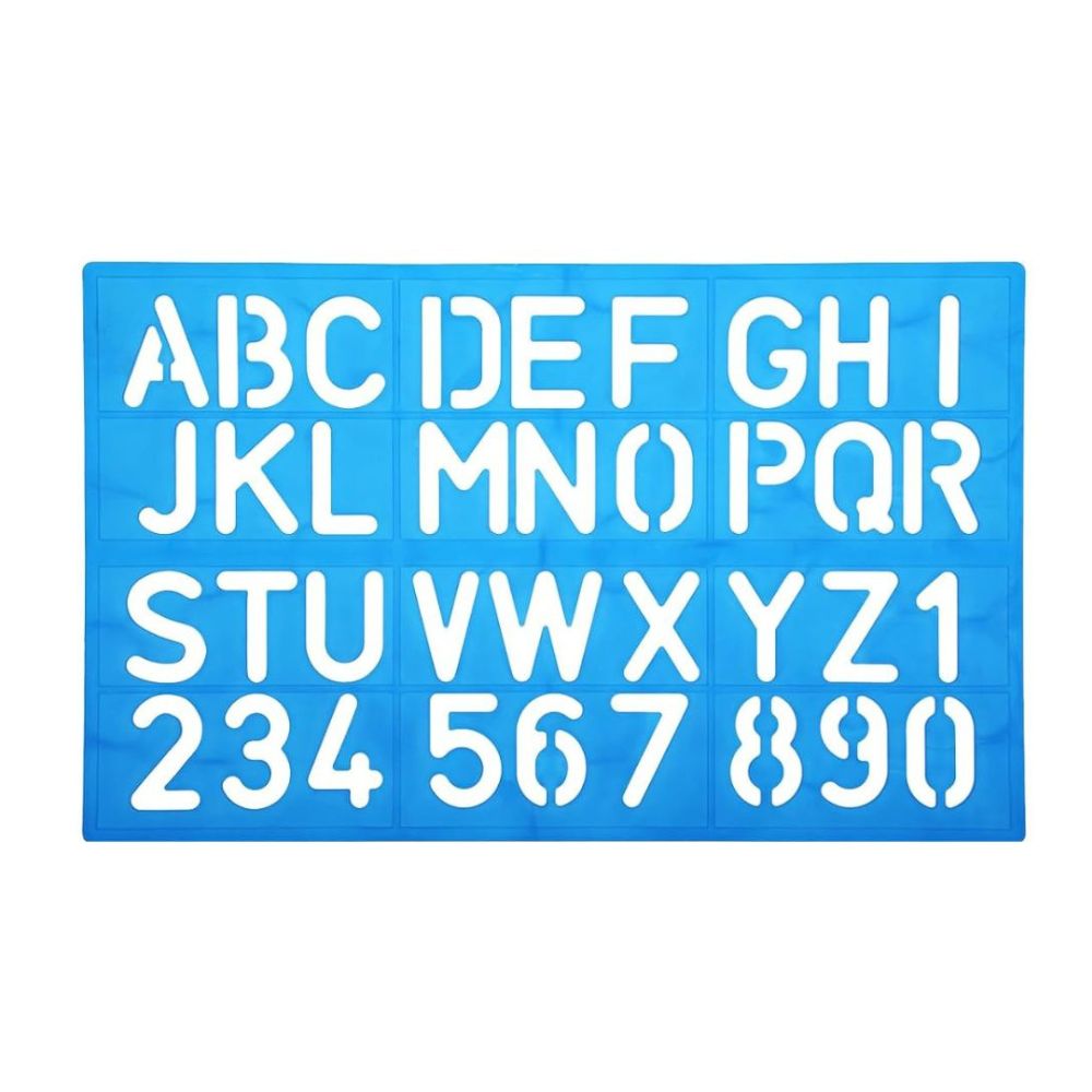 Alphabet Stencil Alphabet PVC Template PVC 24X15 cm