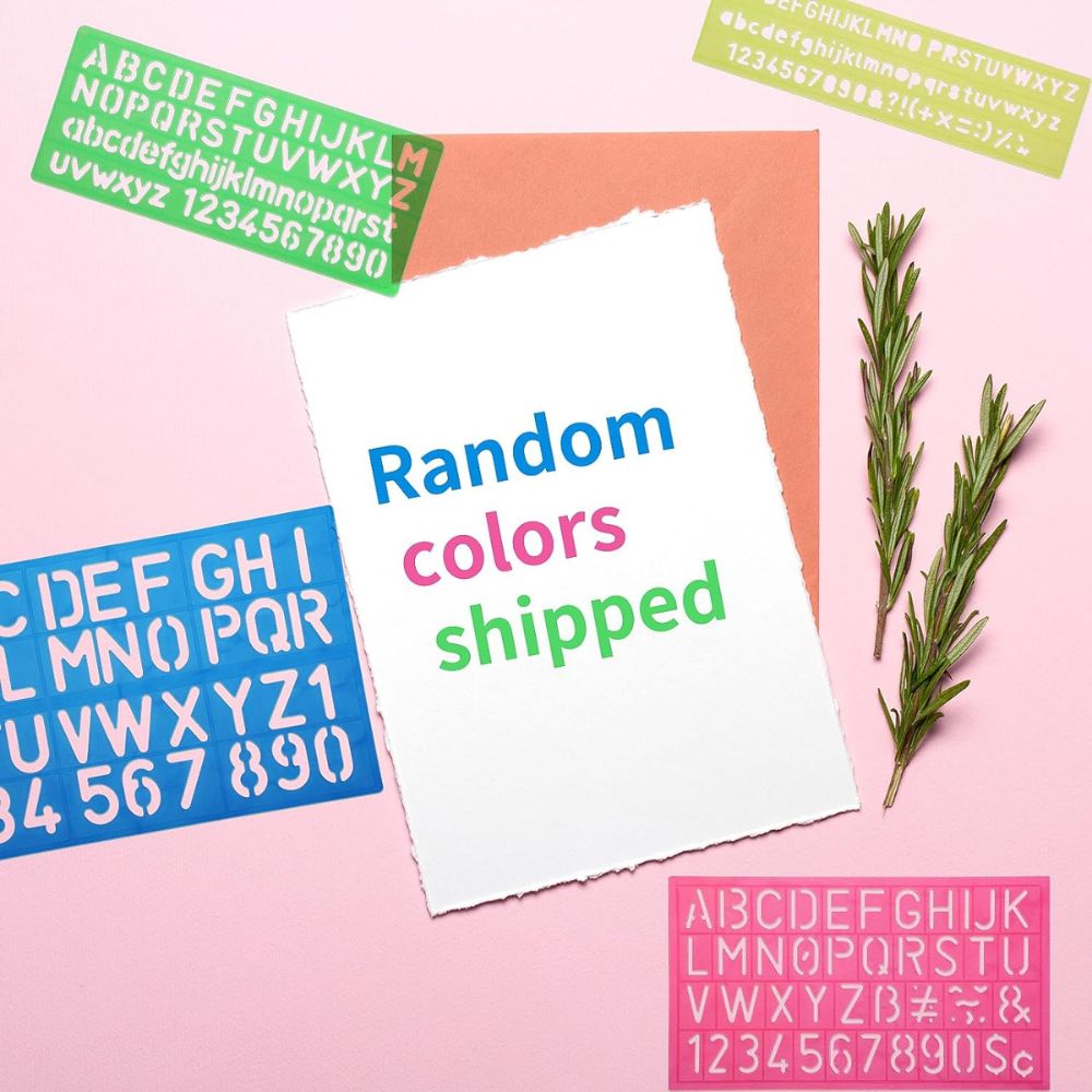 Alphabet Stencil Alphabet PVC Template PVC 24X15 cm