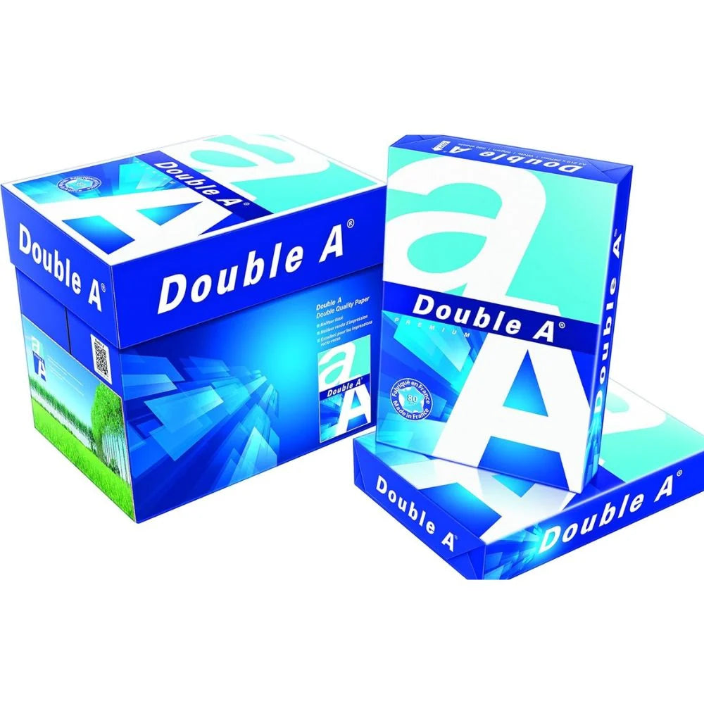A4 Paper Double A 80 Gsm box Of 5 Packs 2500 Pages