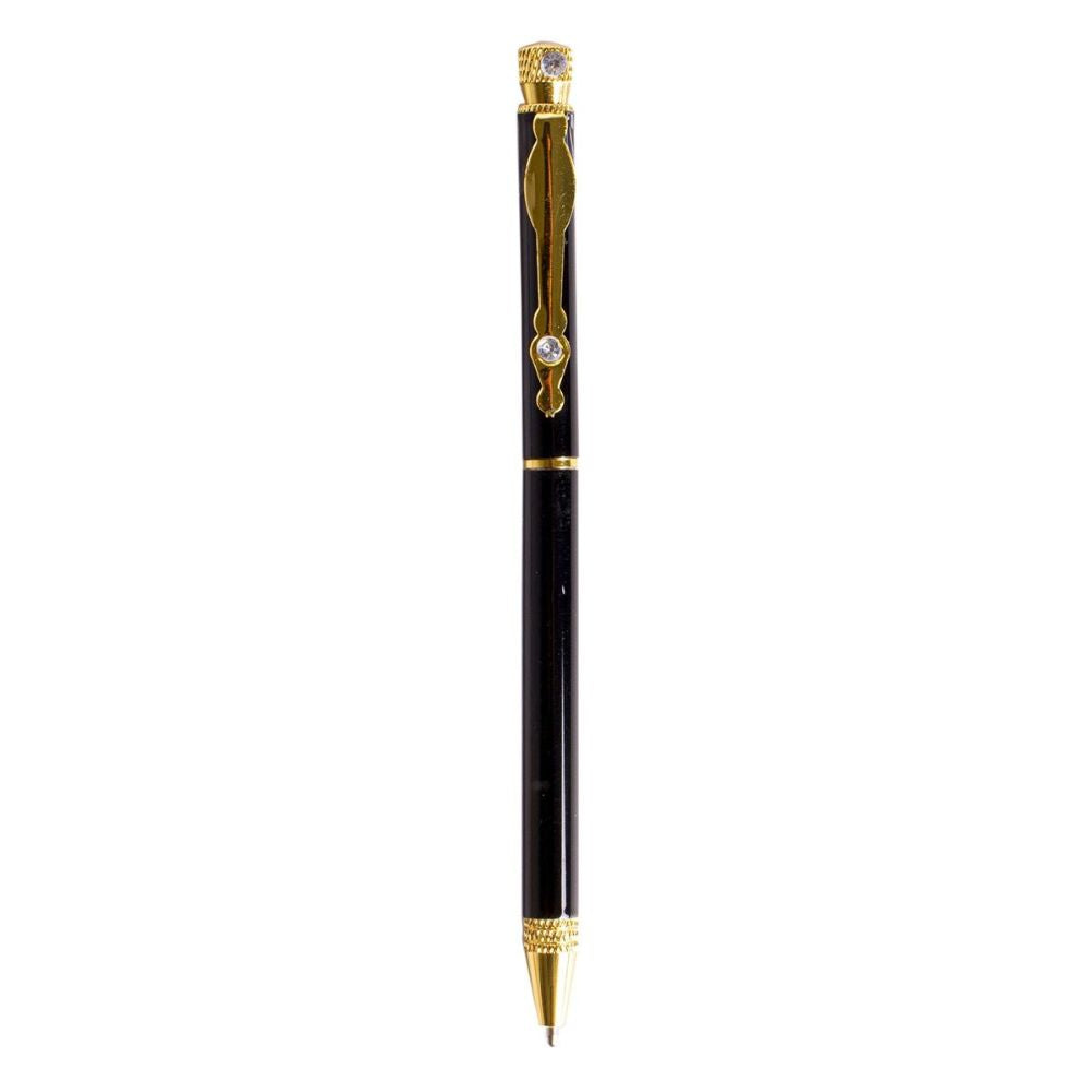 Fancy Stone Ball Pen Blue