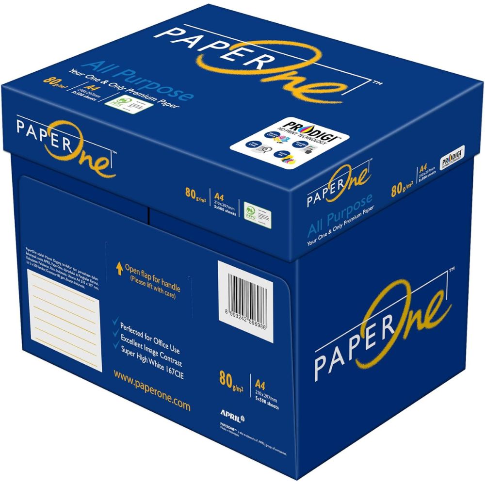 A4 Paper One 80 Gram Box Of 5 Reams