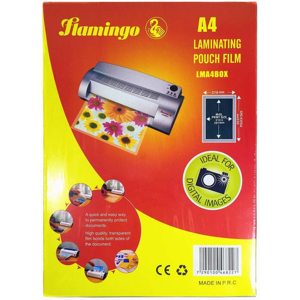 Lamination Pouch A4 High Gloss 125 Micron 100 Sheets
