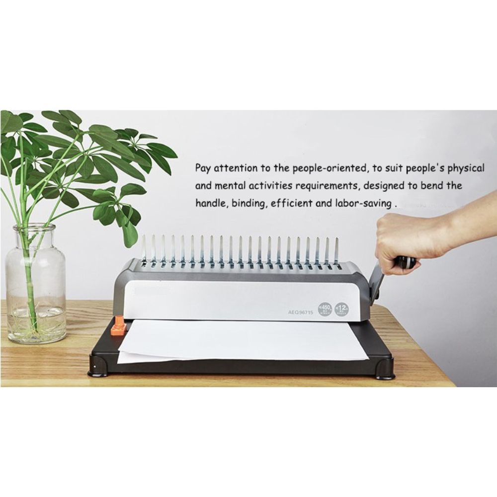 Spiral Comb Binding Machine