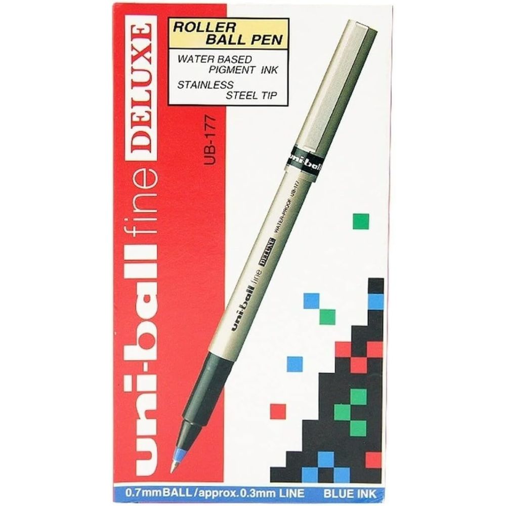 Uni-Ball Fine Deluxe Tip 0.7mm Rollerball Pens