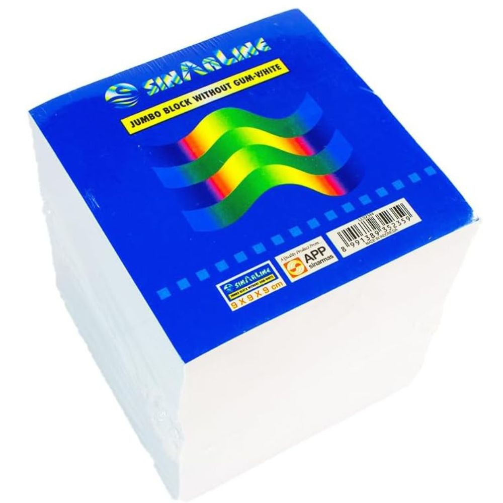 Sinar Memo Cube Paper 9x9x9Cm White Jumbo Block