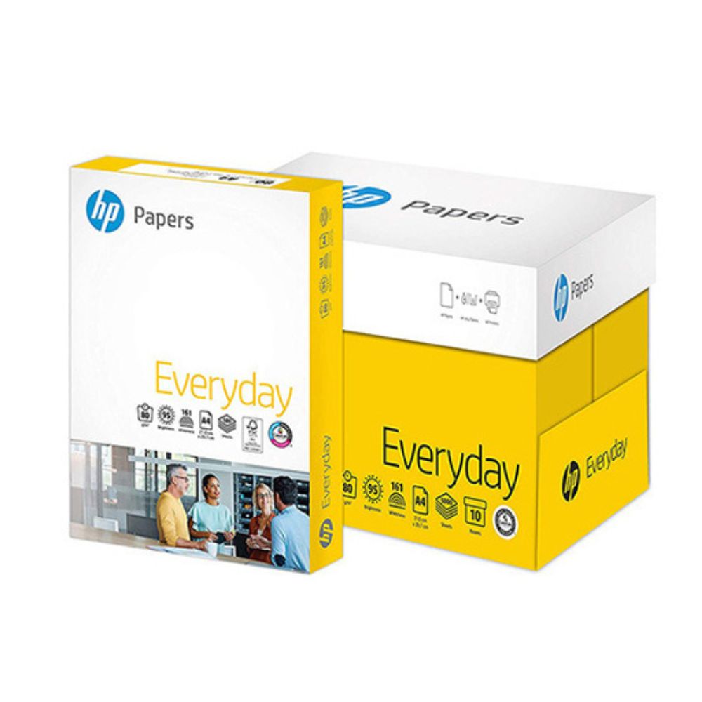 A4 Paper HP Everyday 80 Gsm (Box Of 5 Reams)