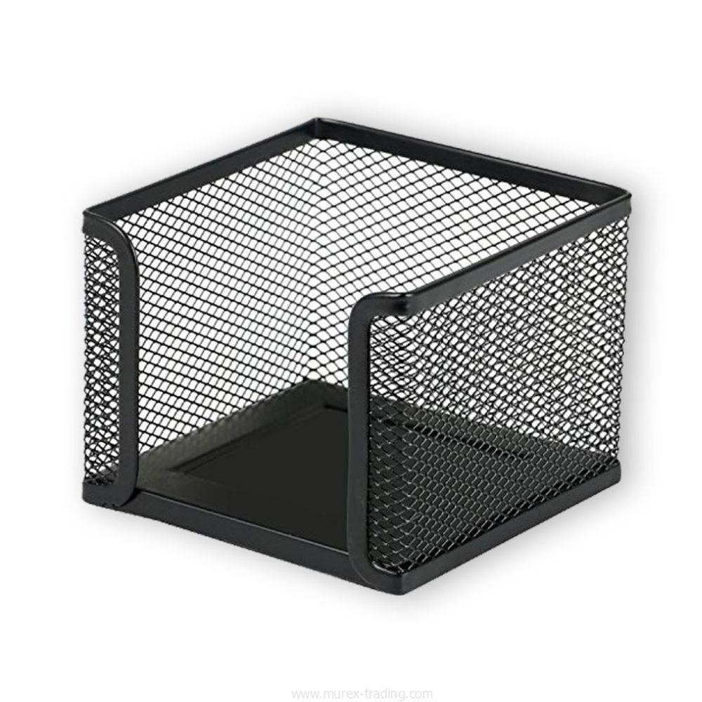 Metal Mesh Memo Pad Holder Black