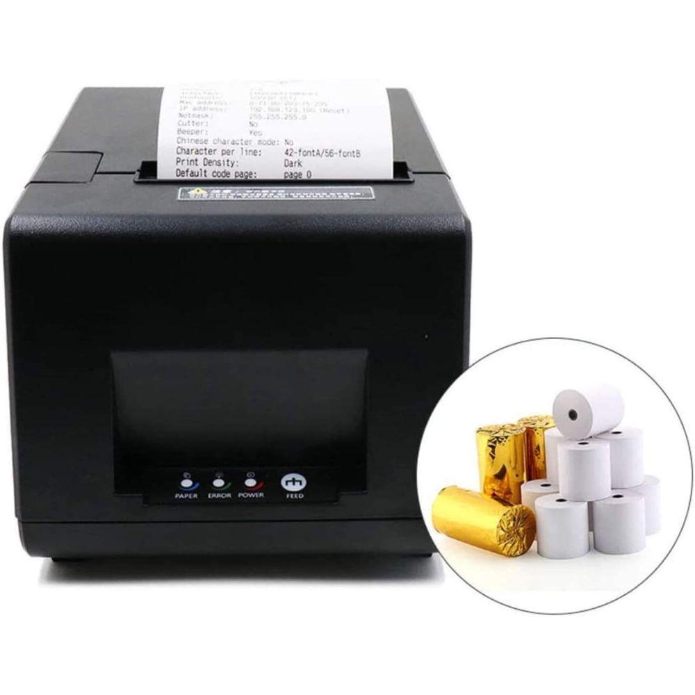 POS Thermal Printer Roll 80x80 mm Carton (Pack Of 50 Rolls)
