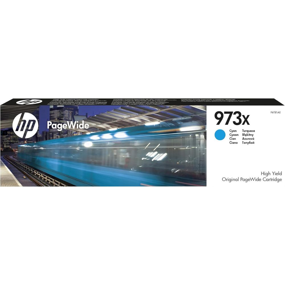 HP 973X Original PageWide Cartridge Black Cyan Magenta Yellow