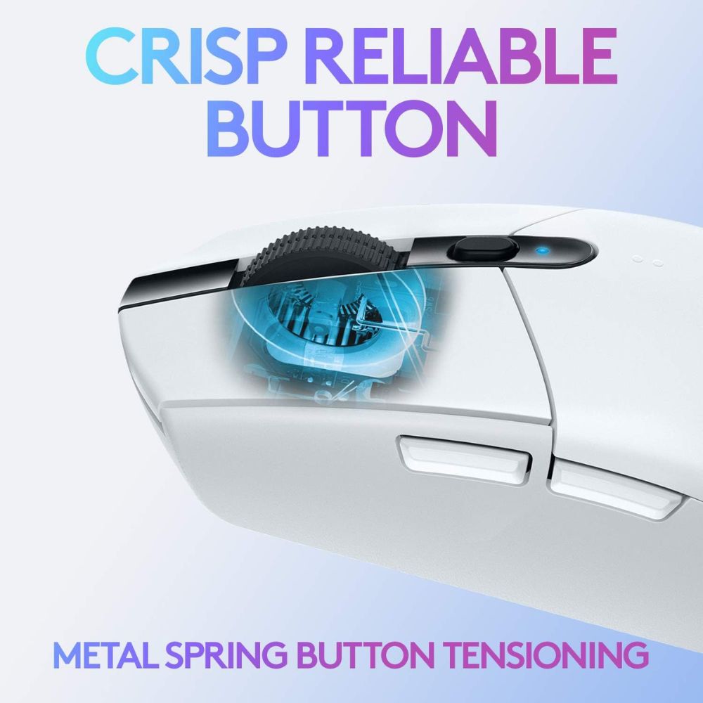 Logitech G305 Lightspeed Wireless Gaming Mouse, HERO Sensor, 12,000 DPI, Lightweight