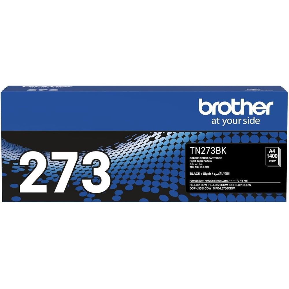 Brother Genuine TN273Y Standard Black, Cyan, Magenta, Yellow Ink Printer Toner Cartridge