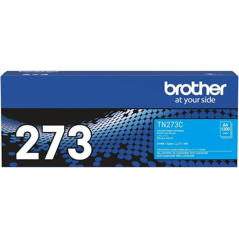 Brother Genuine TN273Y Standard Black, Cyan, Magenta, Yellow Ink Printer Toner Cartridge