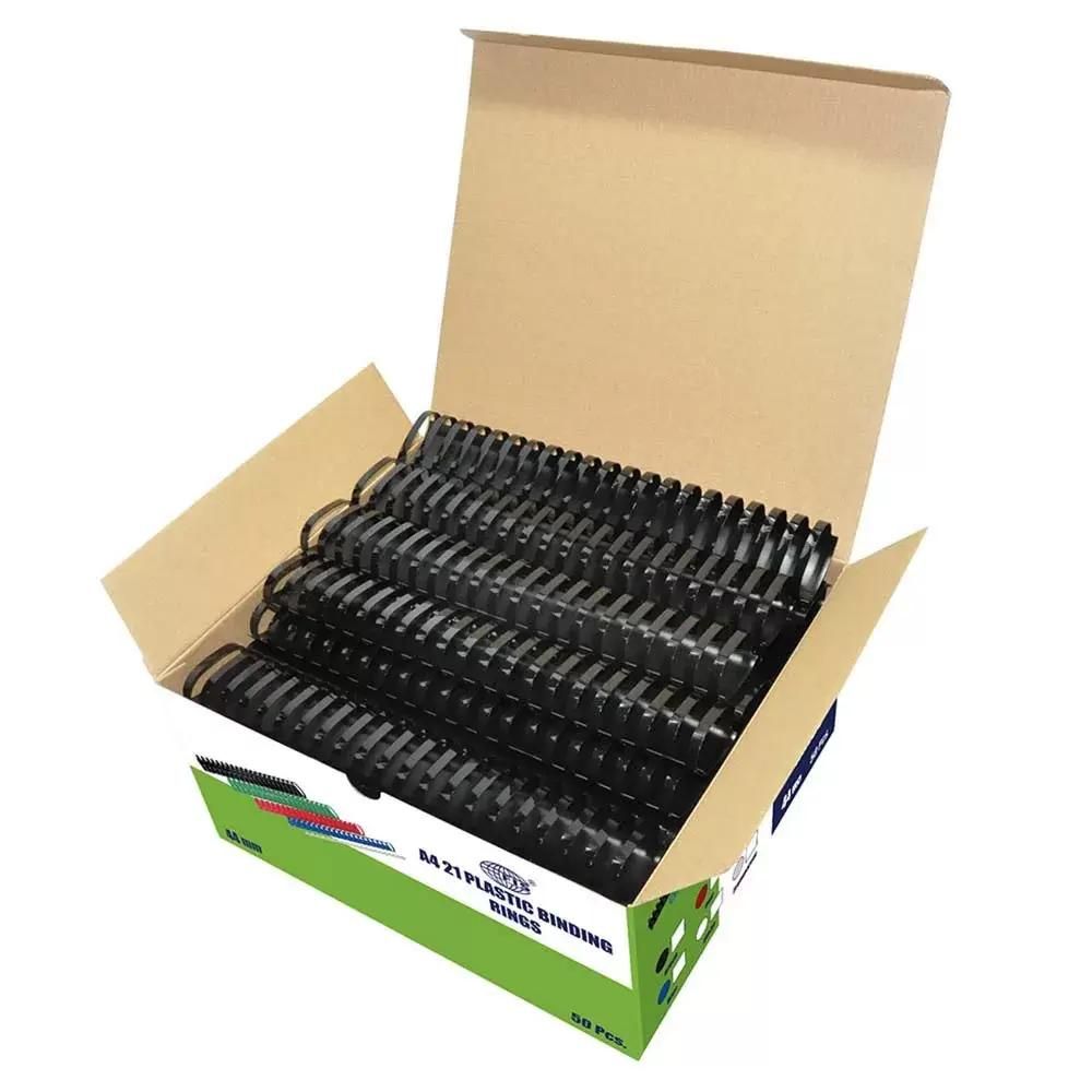 25 mm A4 Plastic Binding Rings For 220 Sheets