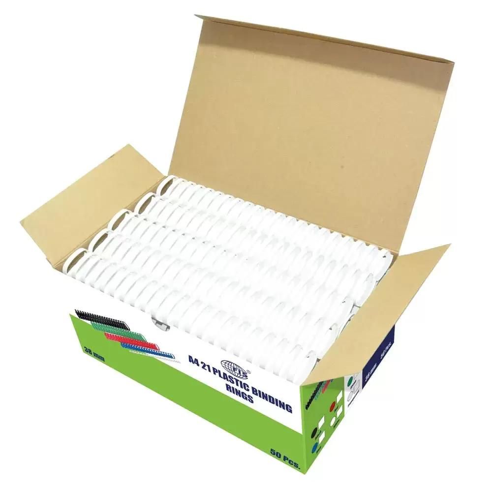 25 mm A4 Plastic Binding Rings For 220 Sheets