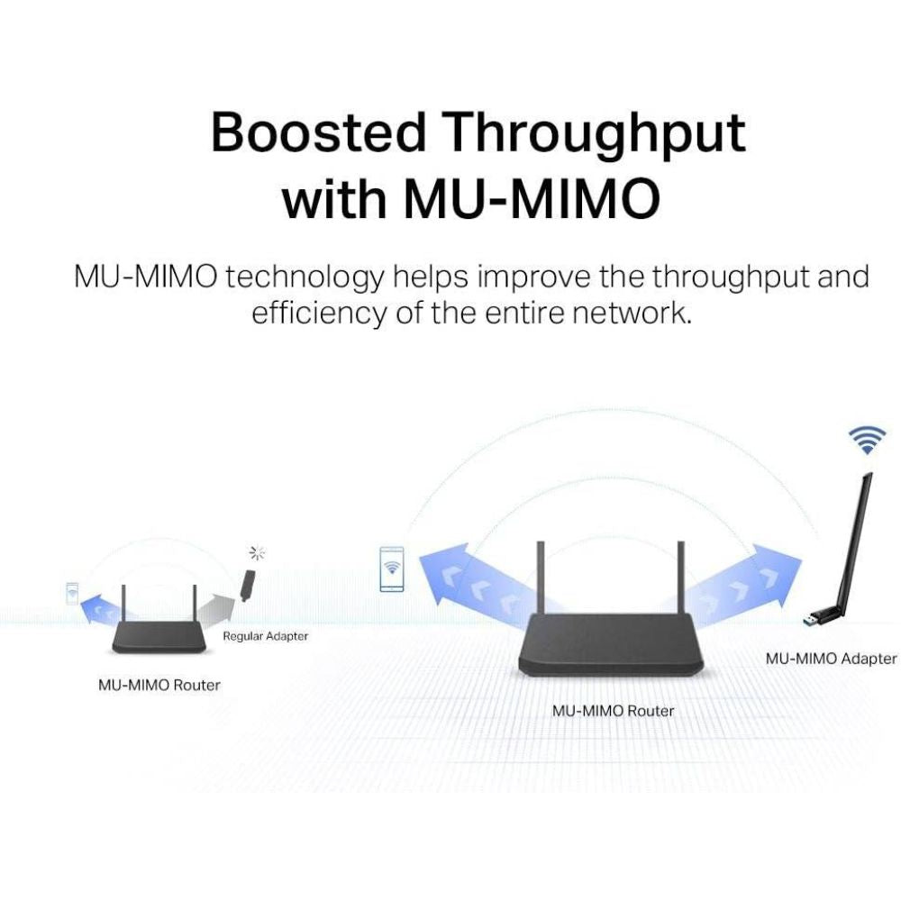 TP-LINK AC1300 USB 3.0 Wi-Fi Dongle, Dual Band MU-MIMO Adapter