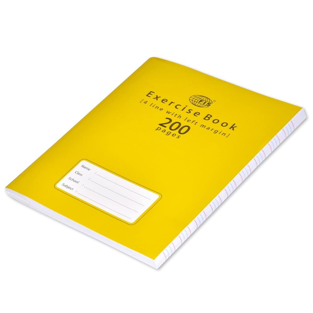 Exercise Books, Size 16x21cm, 40 Pages, 60 Pages, 120 Pages 200 Pages 4 Line With Margin