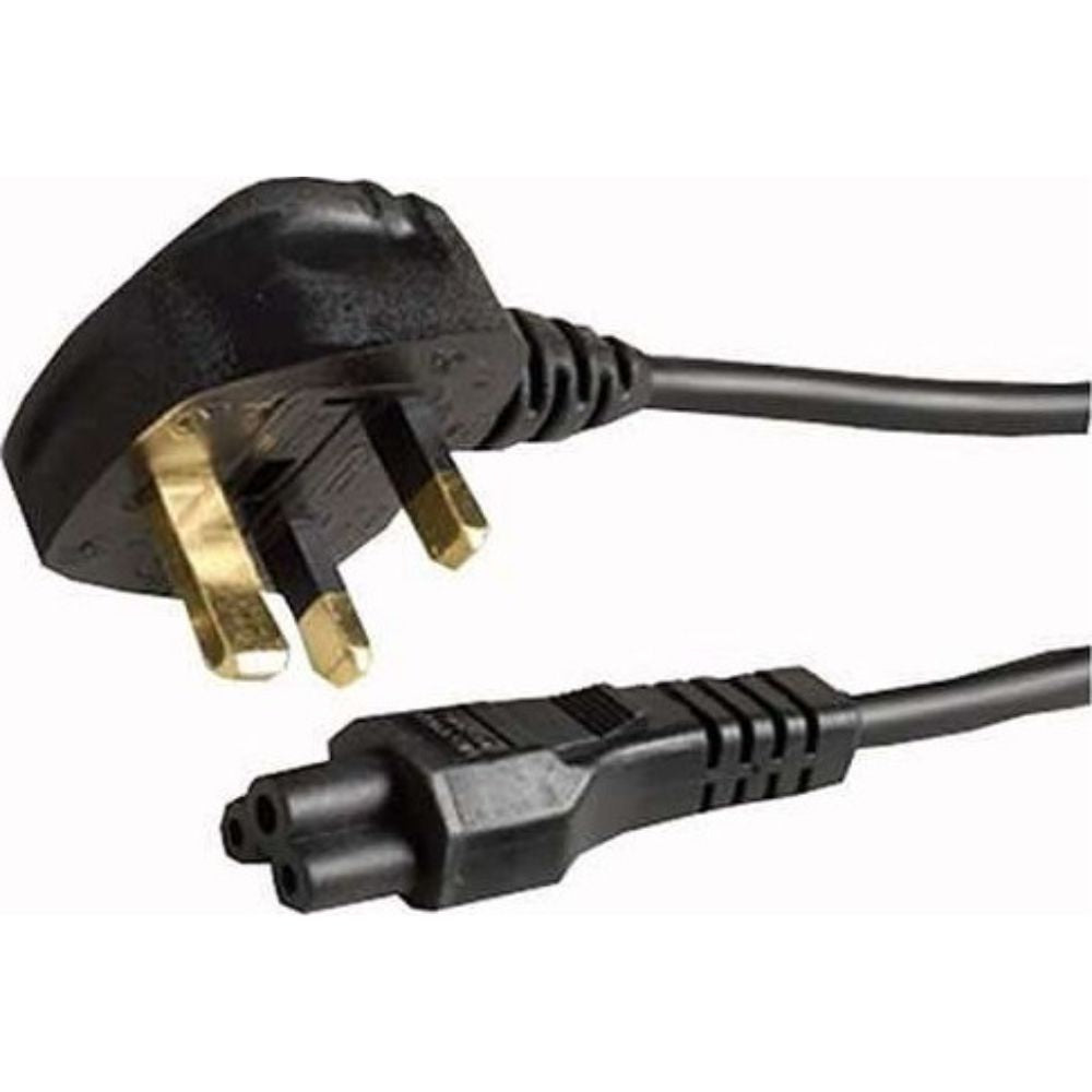 Power Cable for laptop adapter / charger C5 3 pin UK