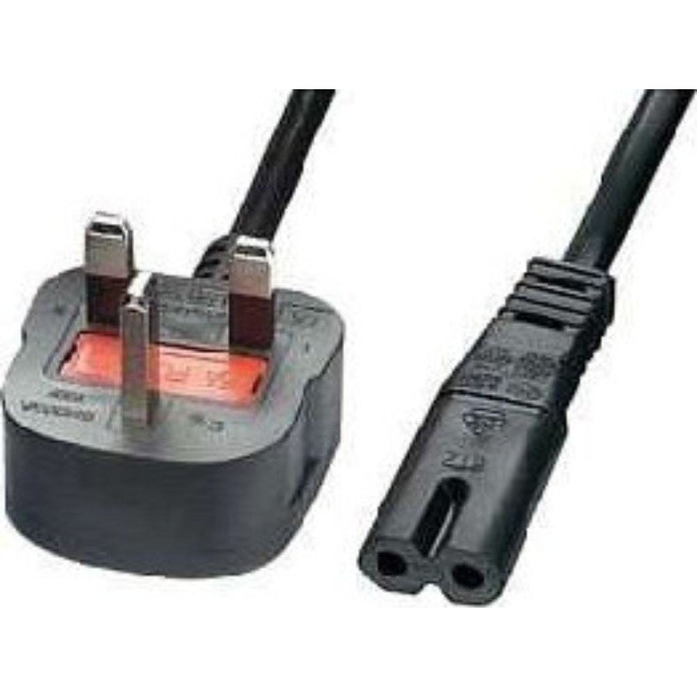 Power Cable For Laptop Adapter / Charger 2 Pin UK Flat 1.5m