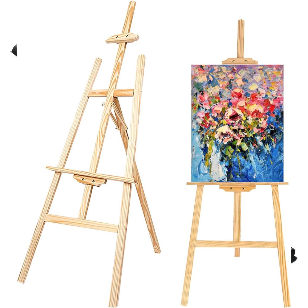 Easel Stand Art Easel,Wood Painting Display Holder Stand 150CM