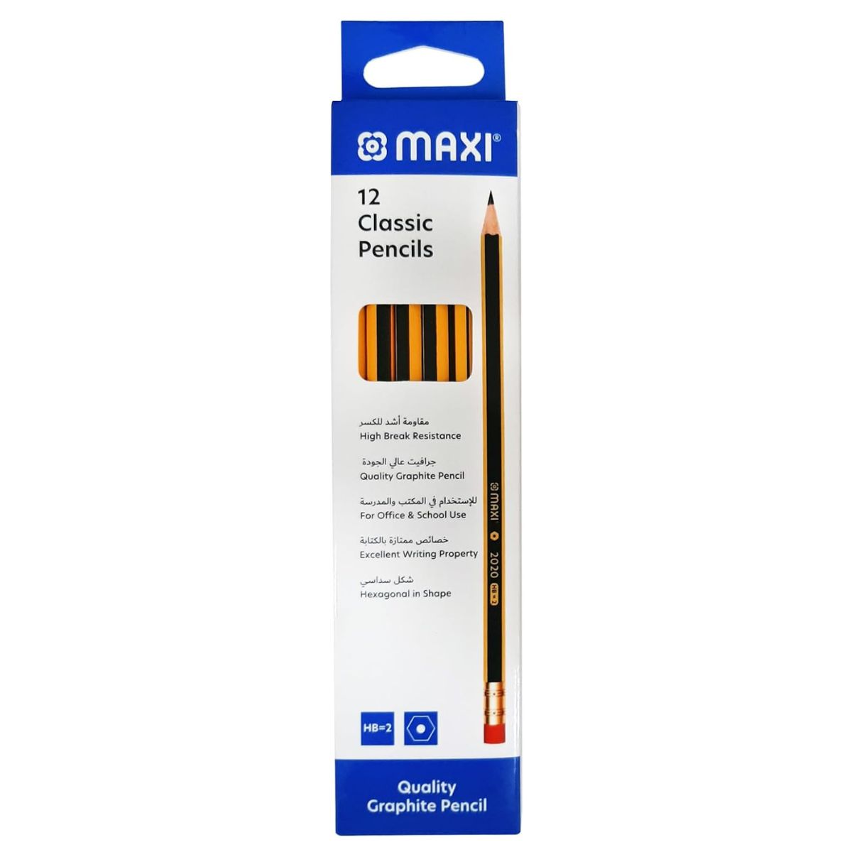 Maxi Classic Pencils (Pack Of 12)