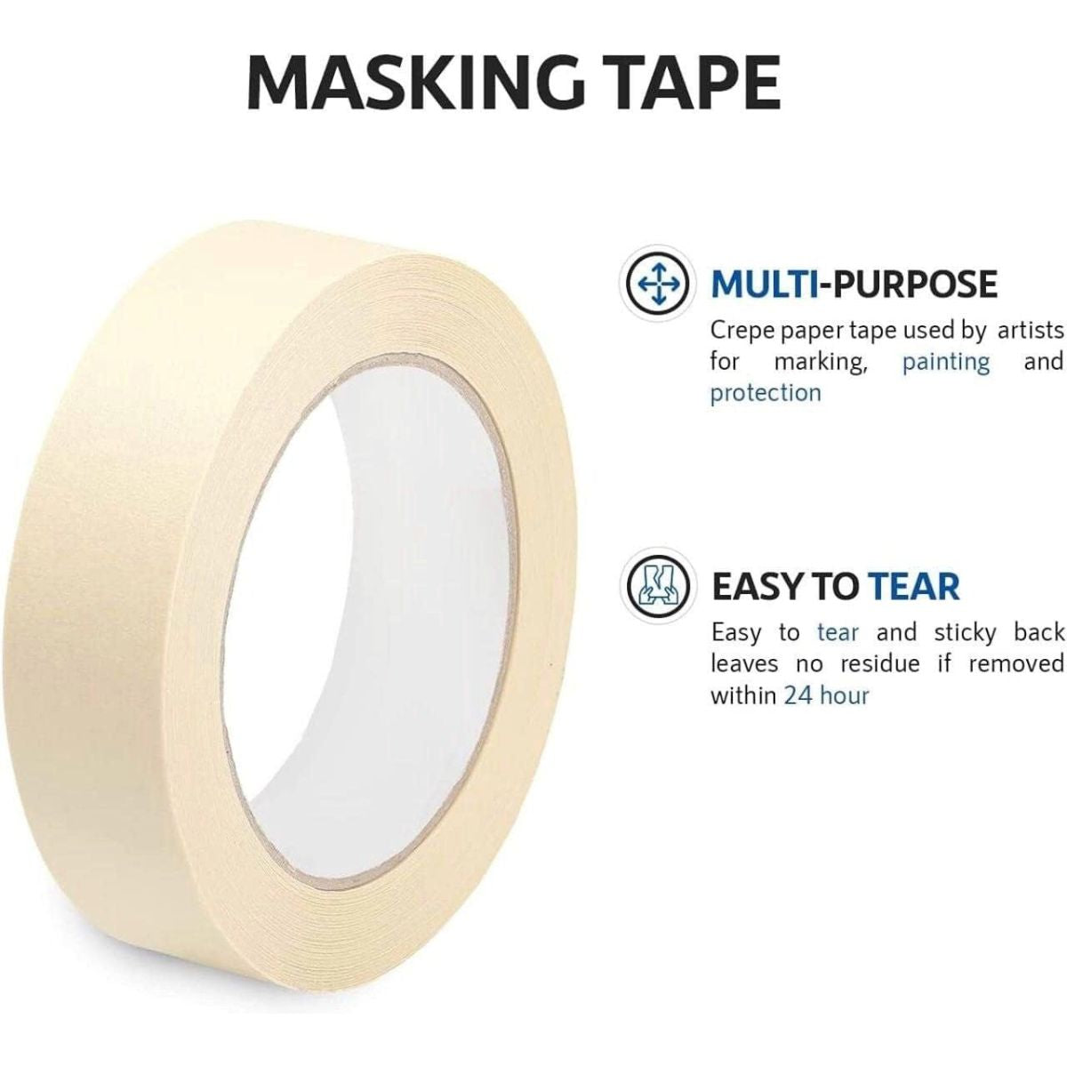 Making Tape 1 Inch 20 Yards Paper Tape 1 Inch