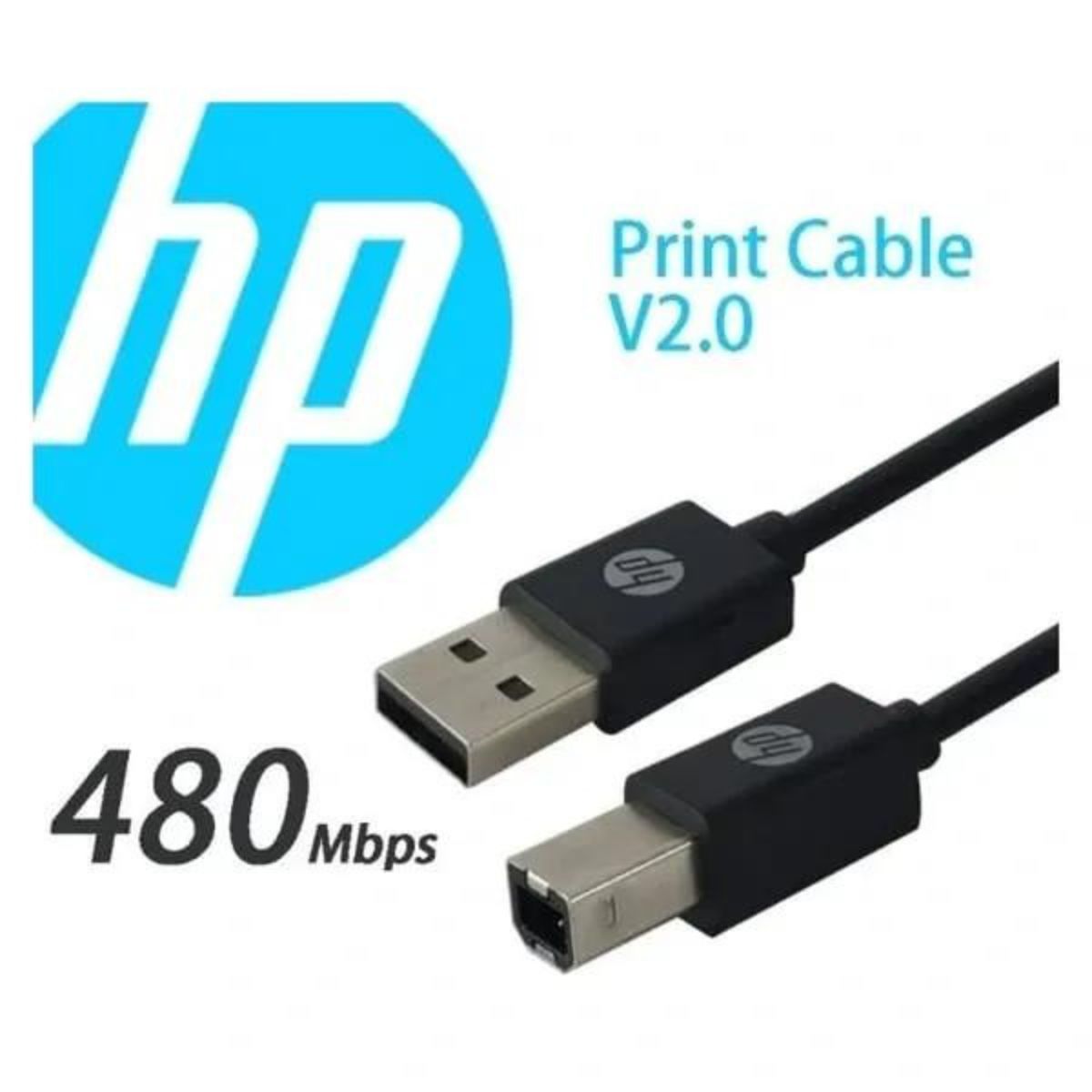 HP Printer Cable, USB B TO USB A V 2.0 1.5 Meter