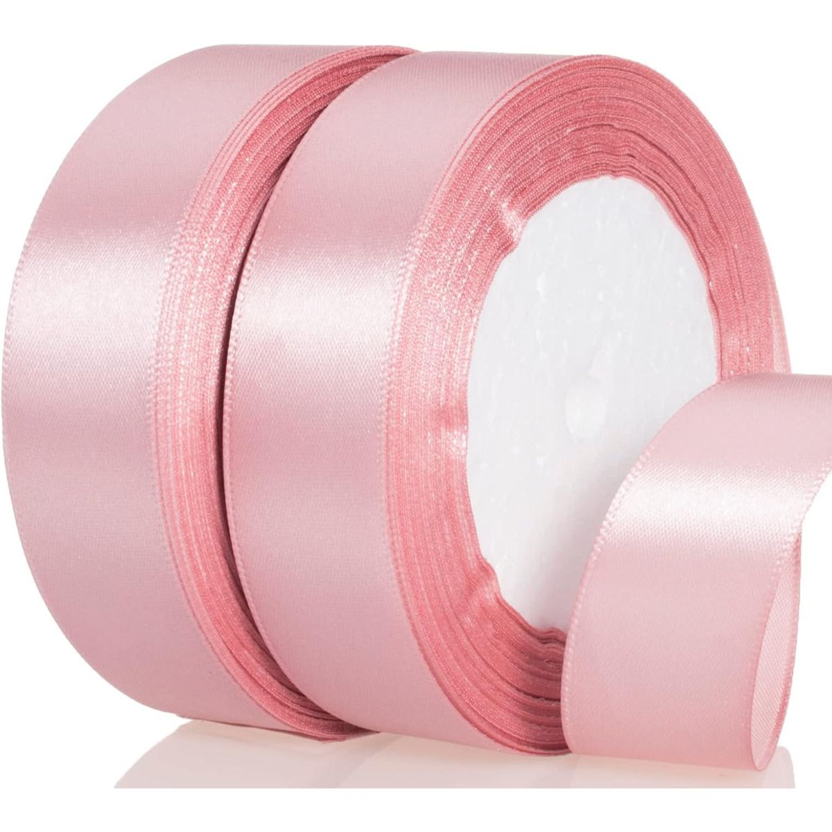 Double Face Satin Ribbon 1 Inch x 25 Yards Fabric Satin Ribbon for Gift Wrapping, Crafts