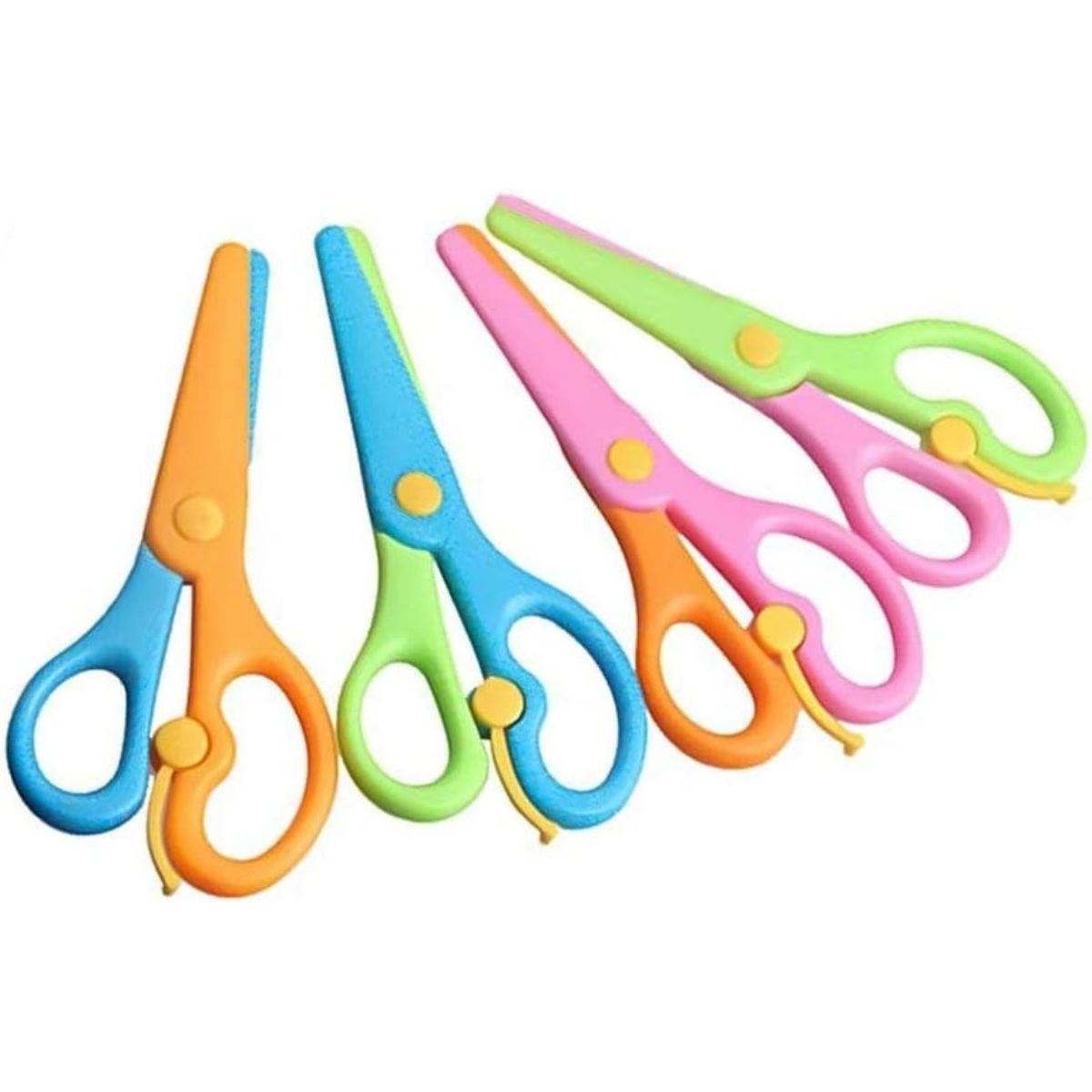Kids Scissor Preschool Training Scissor Safety Scissors Pre-School Training 1 Pcs