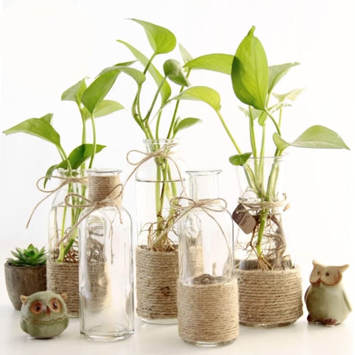 Natural Jute Roll 50m Lenght 2mm For Arts and Crafts, Gift Wrapping (Pack Of 3)