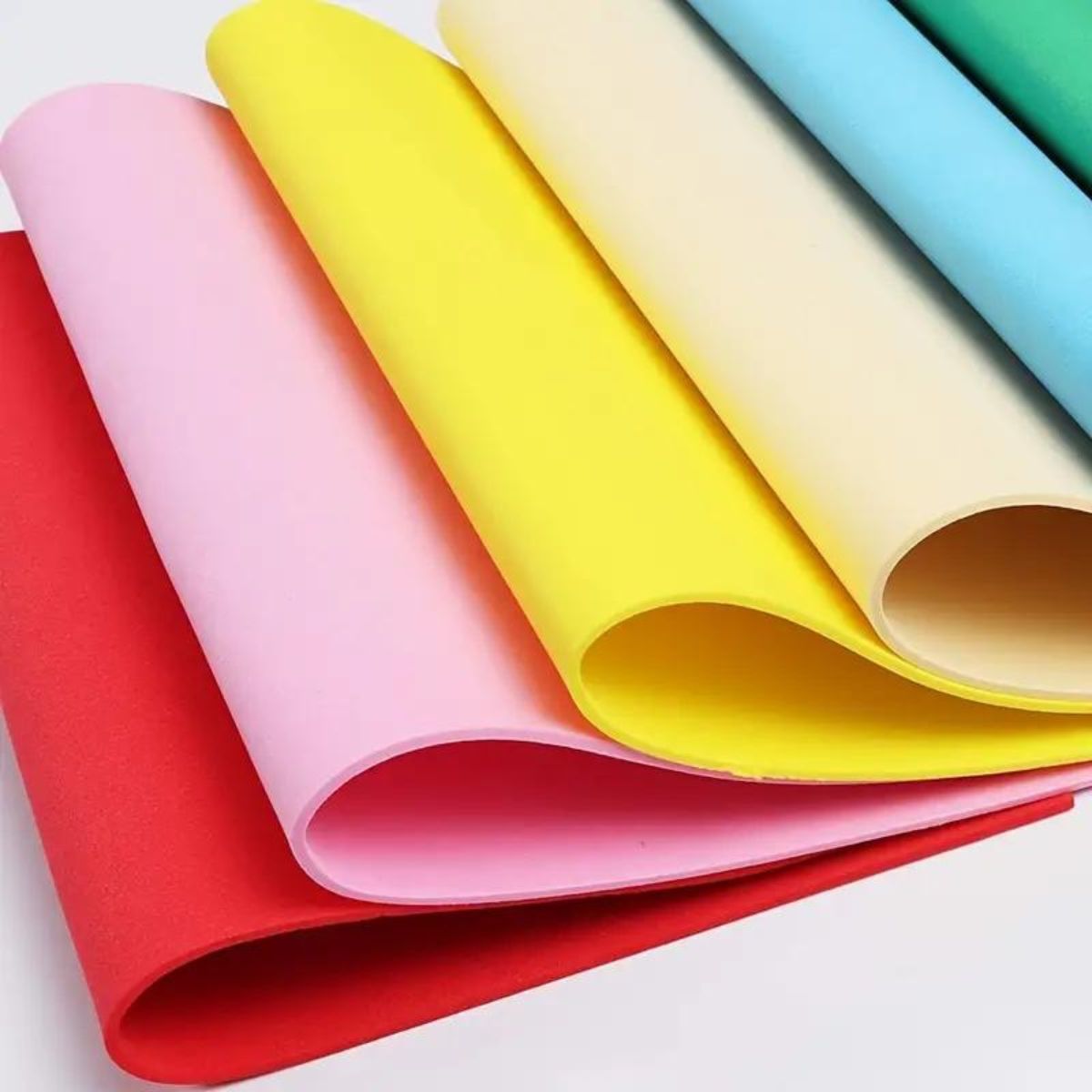Faomic Sheet Plain A4 Size (Pack OF 10) Multi Colours