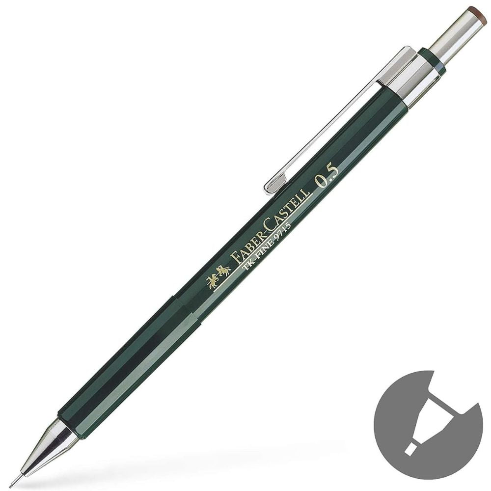 Faber Castell CF10 PORTAMINE 9717 Tk-Fine 0.7mm 0.5mm 0.1mm Mechanical Pencil
