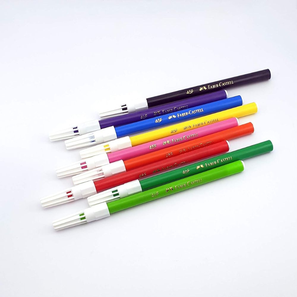 Faber Castell Fibre Tip Markers 12 / 20 / 30 Colours Set