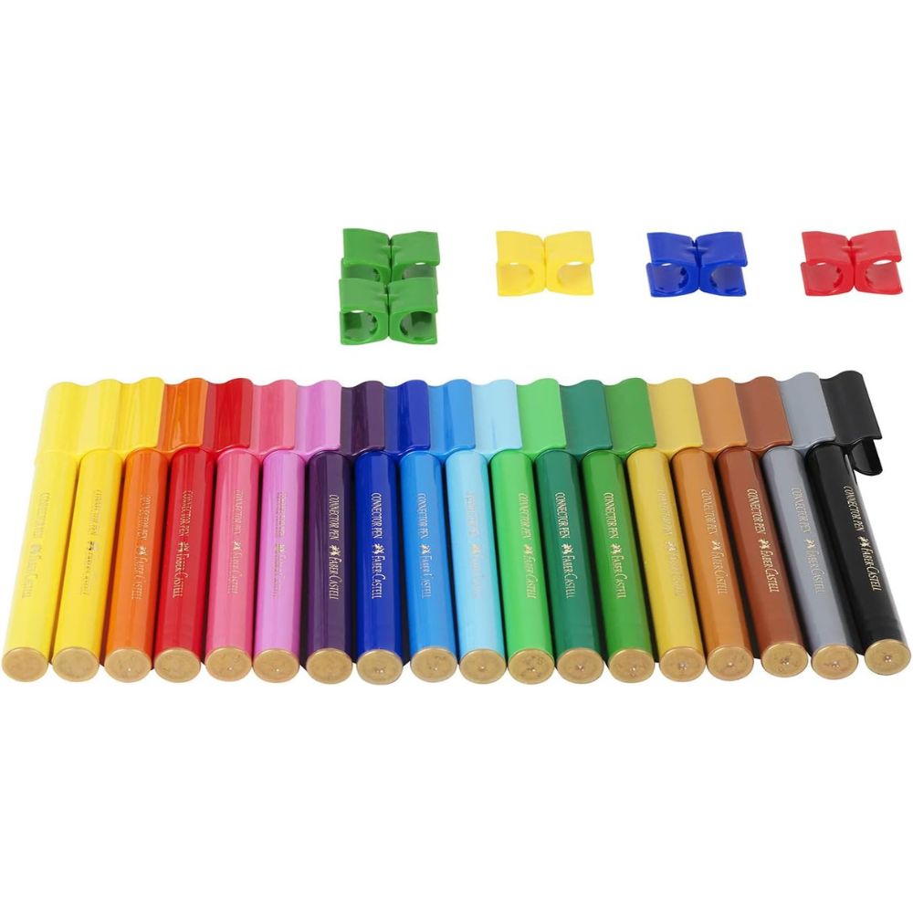 Faber Castell Connector Felt Pen 12 / 20 30/ 60 Colours Sets