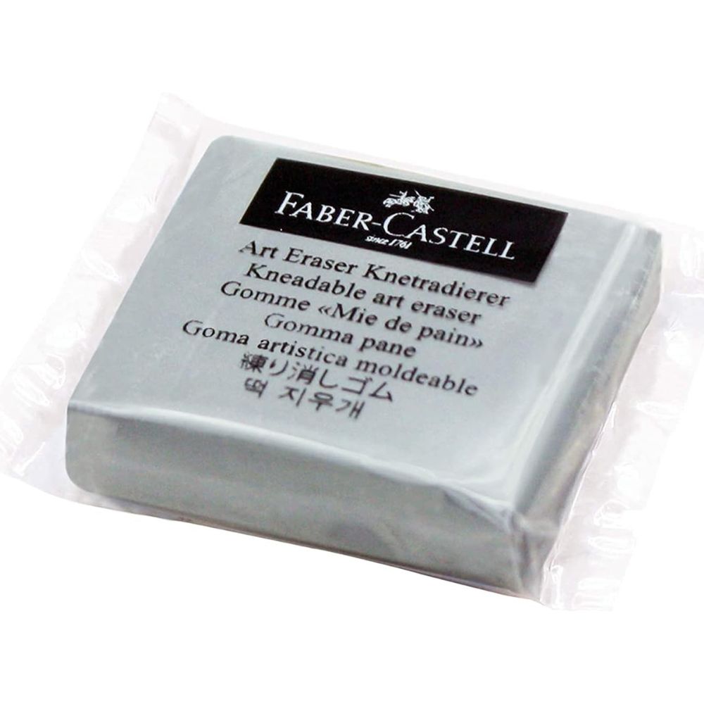 Faber Castell Kneadable Art Eraser Assorted Colours (Pack Of 2)
