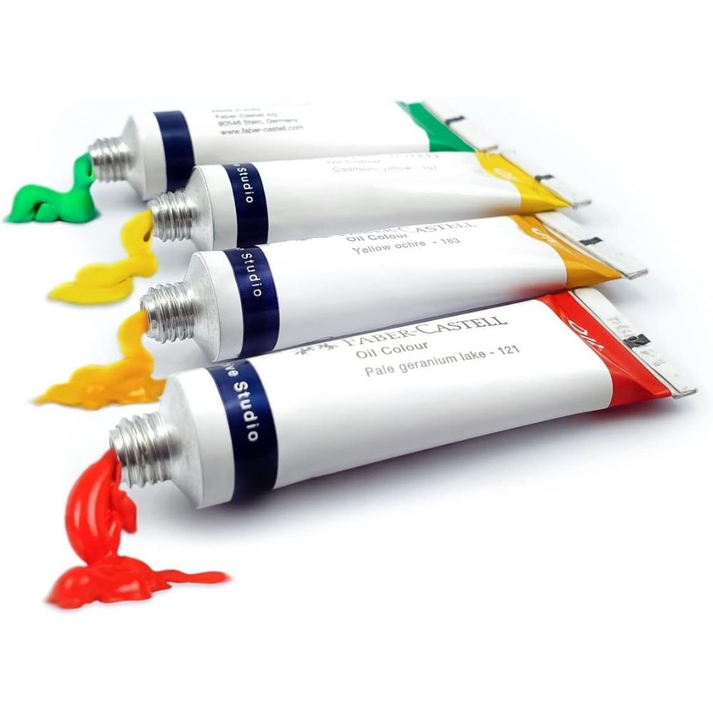 Faber Castell Creative Studio Oil Colour 9ml Oil paints in a tube (Pack Of 12)
