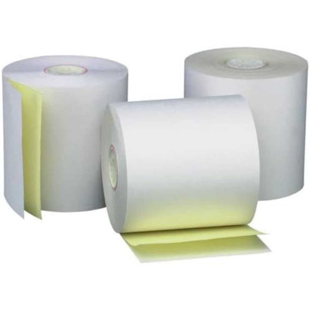 Thermal Printer Roll 3 Inch 2 Ply Carbonless 76x70mm (Pack Of 10)