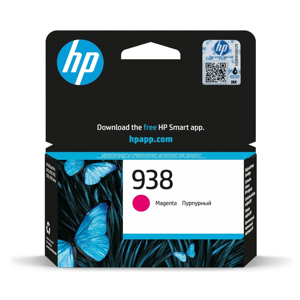 HP 938 Original Cartridge Black Cyan Magenta Yellow