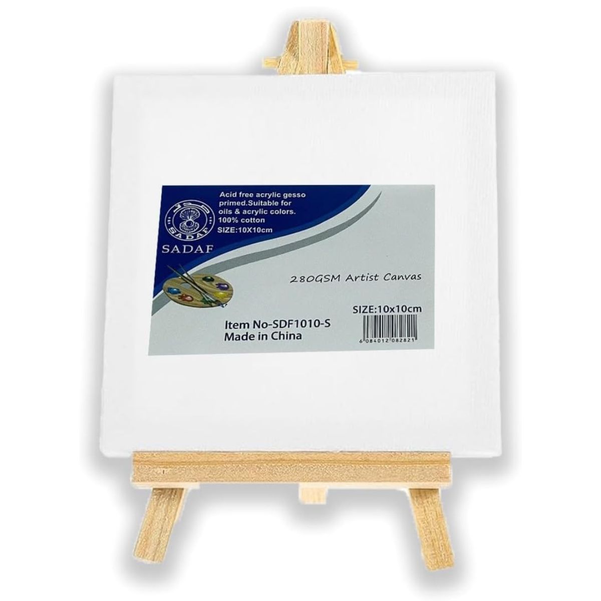 Mini Canvas 280 gram With Easel Wood Stand 15x20 cm 20x30 cm 20x20 cm 20x25 cm