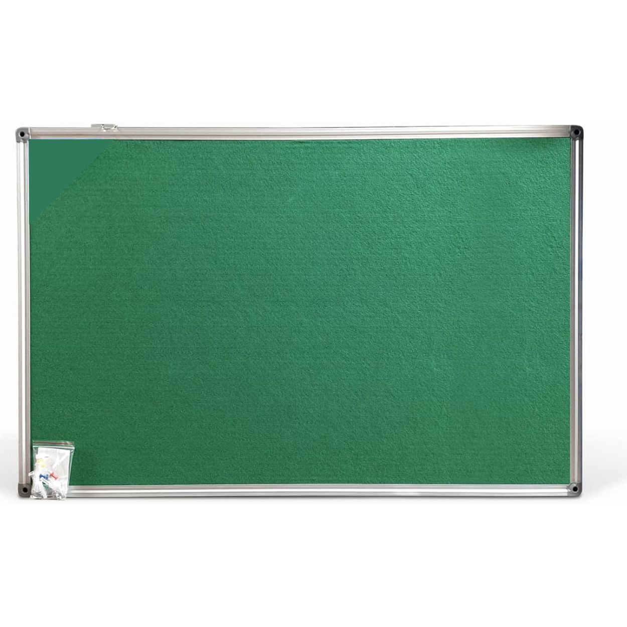 Notice Board Cork Board With Aluminum Frame One Side Cork One Felt 45X60, 60X90, 90X120, 90X180, 120X180