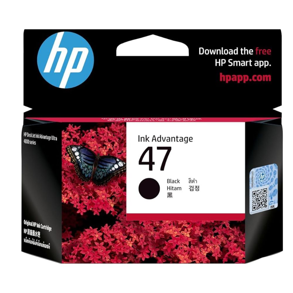 HP 47 Orignal Ink Cartridge Black, Tri Colour
