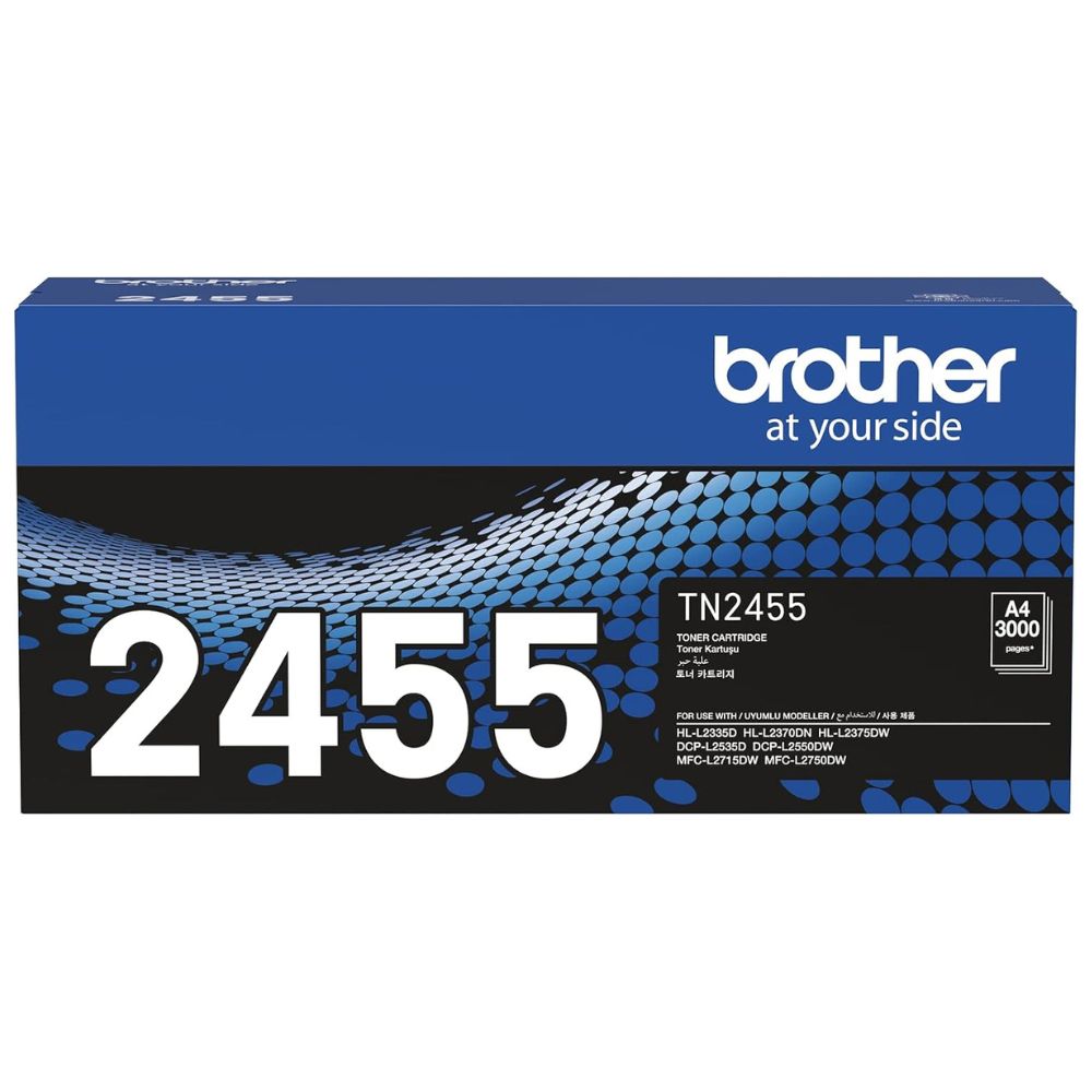 Brother Orignal TN2455 Standard Yield Black Ink Printer Toner Cartridge